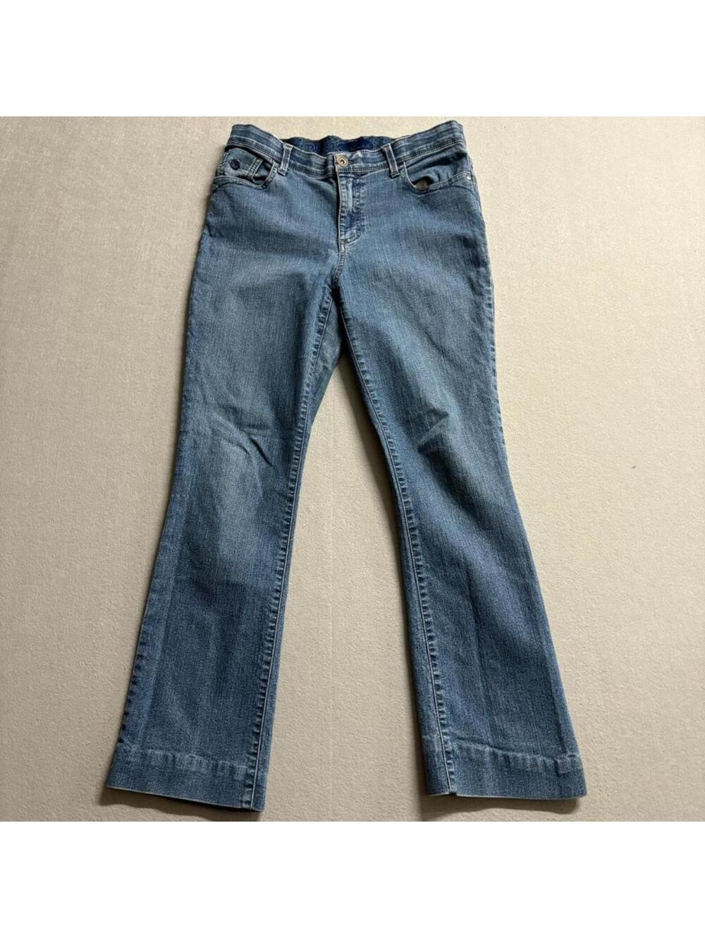 Gloria Vanderbilt Amanda Jeans Womens Size 10 Blue Denim Bootcut Stretch
